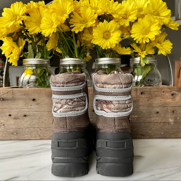 Mossy Oak•NWOT•7•Break-Up Camo + Suede Snow Boots•Waterproof•Front Zip•By Itasca - Picture 10 of 14